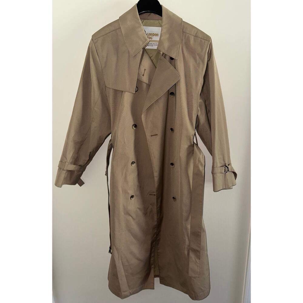 London Fog By Wamsutta Womens Trench Coat‎ Jacket 10P Petite
